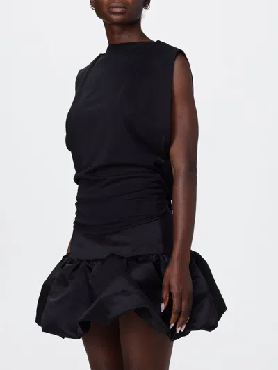 Jacquemus Marcel Open-back Blouse In Black
