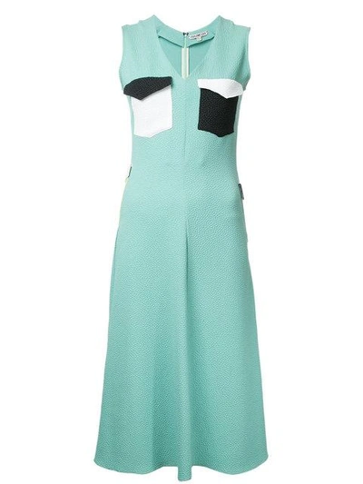 Shop Edeline Lee Bay Dress In Green