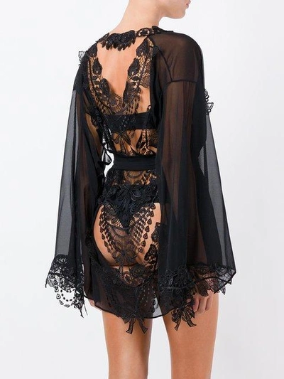 Shop Belle Et Bon Bon Bisoux Kimono In Black