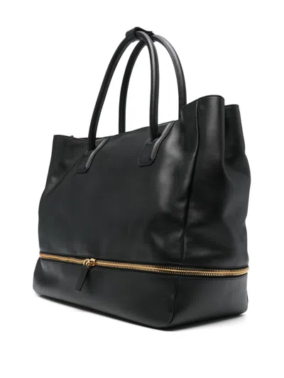 Moschino Double-handle Shoulder Bag In Black