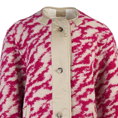 Isabel Marant Long-sleeved Reversible Coat In Multi