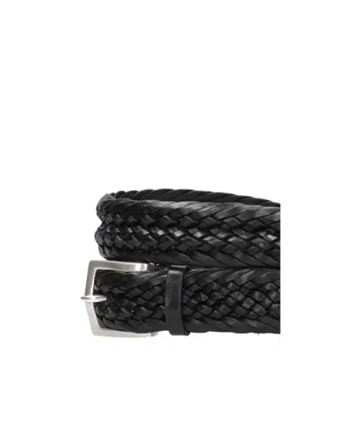 Orciani Woven Belt In Black