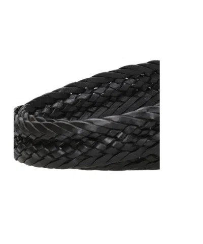 Orciani Woven Belt In Black