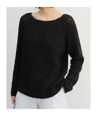 Dunst Open-knit Sweater In Blue