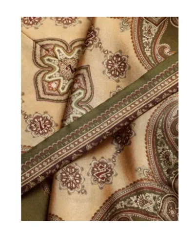 Zimmermann Mahon Paisley Print Habutai Silk Maxi Dress In Green