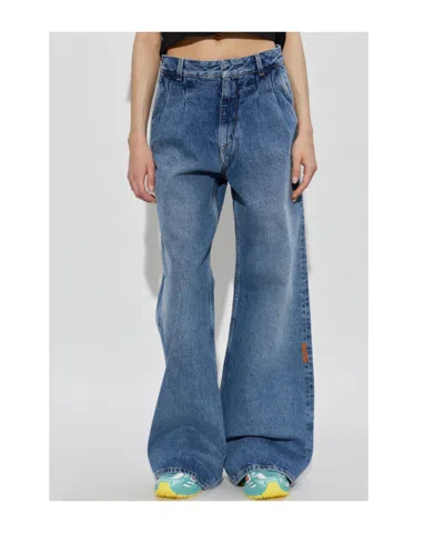 Off-white Belt Loop Jeans In Blue