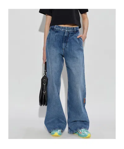 Off-white Belt Loop Jeans In Blue