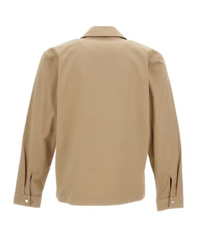 Woolrich Timber Zip-front Jacket In Neutral