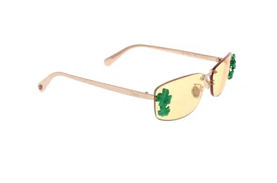 Dior Frameless Sunglasses In Multi