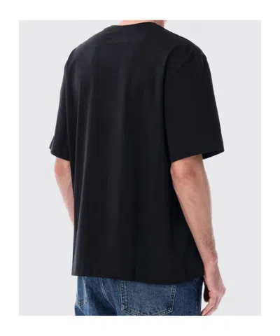 Studio Nicholson Lay Oversized T-shirt In Black