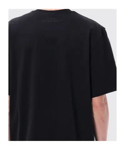 Studio Nicholson Lay Oversized T-shirt In Black