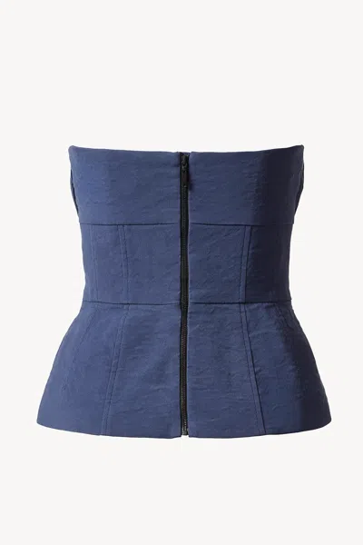 Tove Ruby Top Navy In Blue