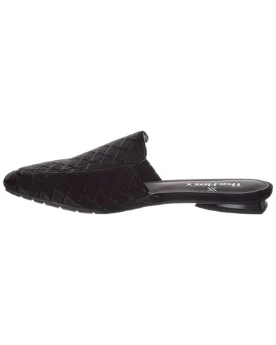 The Flexx Giudetta Velvet Flat In Black
