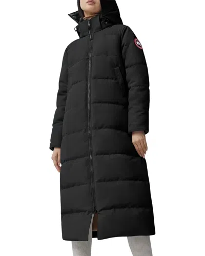 Canada Goose Mystique Padded Parka Coat In Black