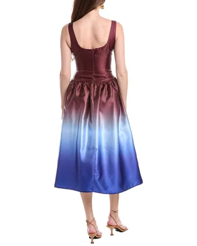 Solid & Striped The Gianna Midi Dress In Purple