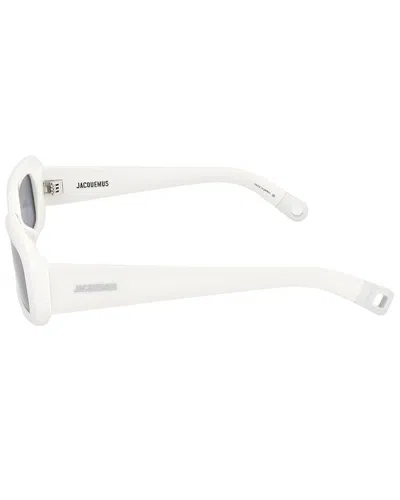 Jacquemus Logo Sunglasses In Blue