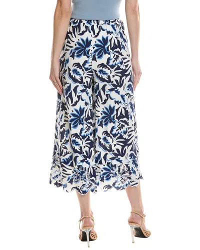 Nicole Miller Printed Pant In Multi