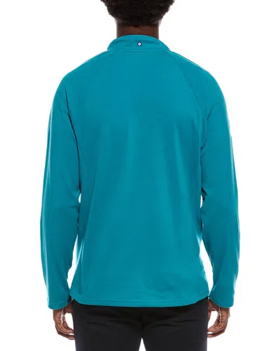 Ben Sherman Microfleece 1/4-zip In Blue