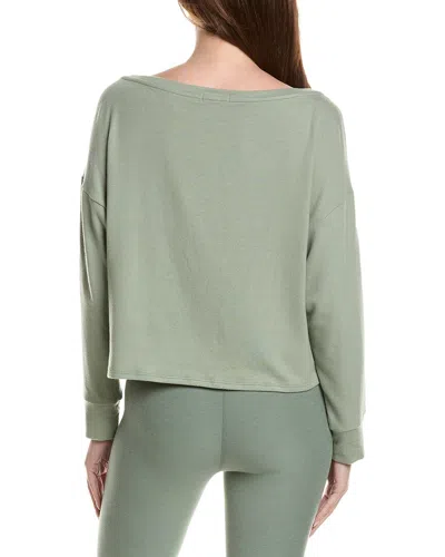 Beyond Yoga Let Loose Pullover In Green