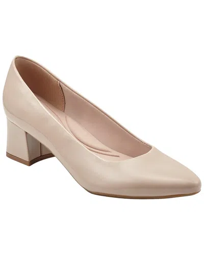 Easy Spirit Nicole Womens Round Block Heel Pumps In White | ModeSens