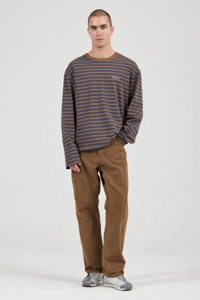 Rolla's Jeans Us Stripe Long Sleeve Tee In Multi