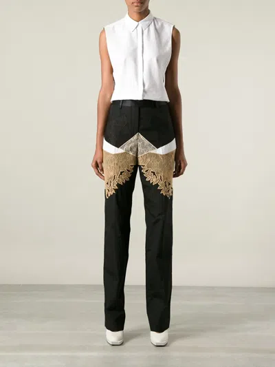 Givenchy Lace Panel Trouser In Multi