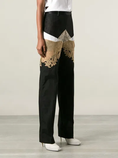 Givenchy Lace Panel Trouser In Multi