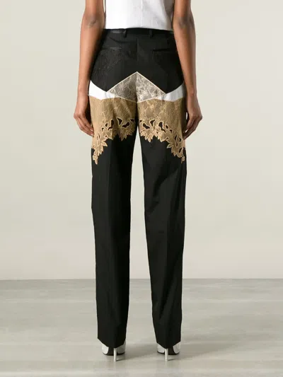 Givenchy Lace Panel Trouser In Multi