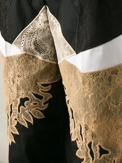 Givenchy Lace Panel Trouser In Multi