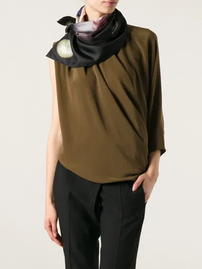 Givenchy Printed Scarf In Black