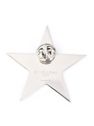 Givenchy Star Pin In Metallic