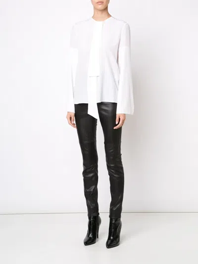 Givenchy Bow Blouse In White