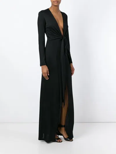 Givenchy Cascading Gown In Black