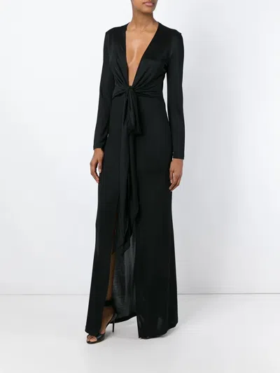 Givenchy Cascading Gown In Black