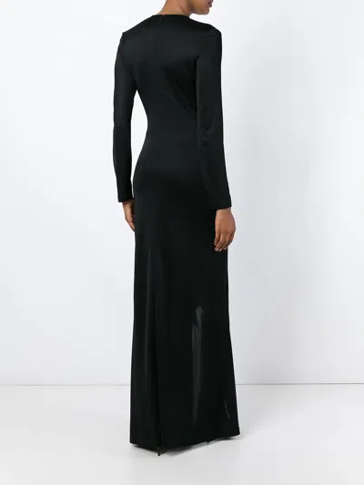 Givenchy Cascading Gown In Black