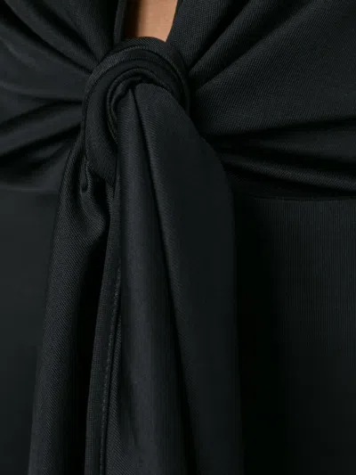 Givenchy Cascading Gown In Black