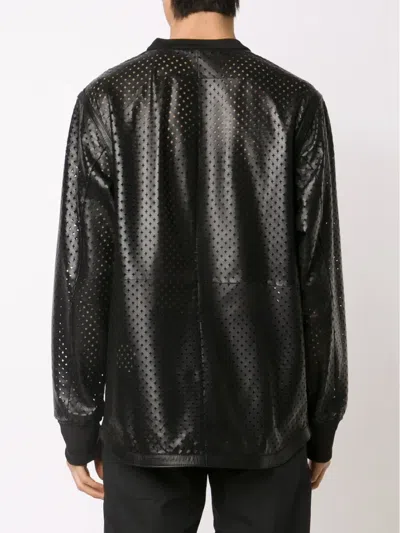 Givenchy Perforated Sweatshirt In Black