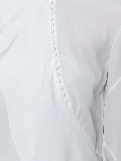 Givenchy Draped Asymmetric Blouse In White