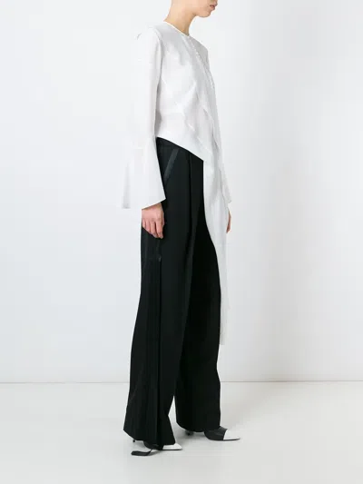 Givenchy Draped Asymmetric Blouse In White
