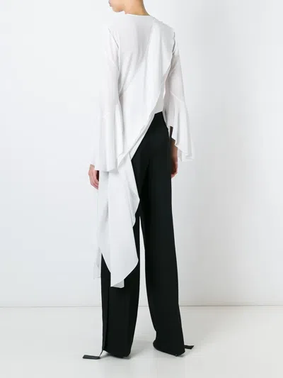 Givenchy Draped Asymmetric Blouse In White