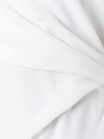 Givenchy Draped Off-shoulder Dress In White