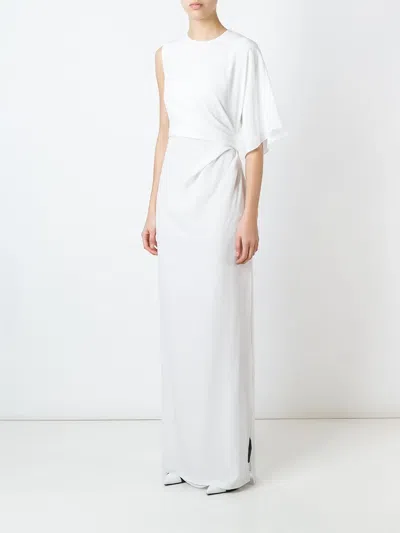 Givenchy Draped Off-shoulder Dress In White
