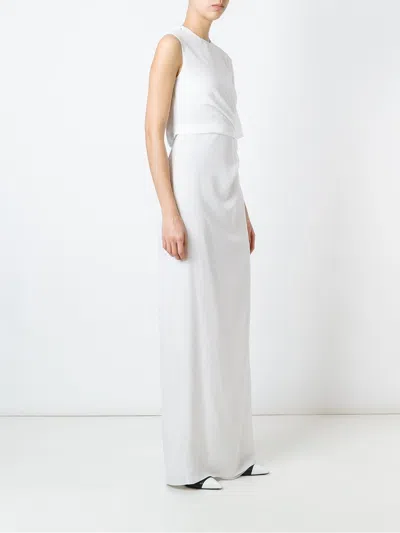 Givenchy Draped Off-shoulder Dress In White