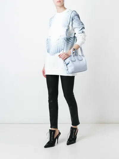 Givenchy Micro 'nightingale' Tote In Blue