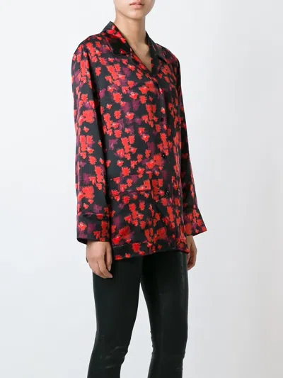 Givenchy Abstract Floral Print Shirt In Multi