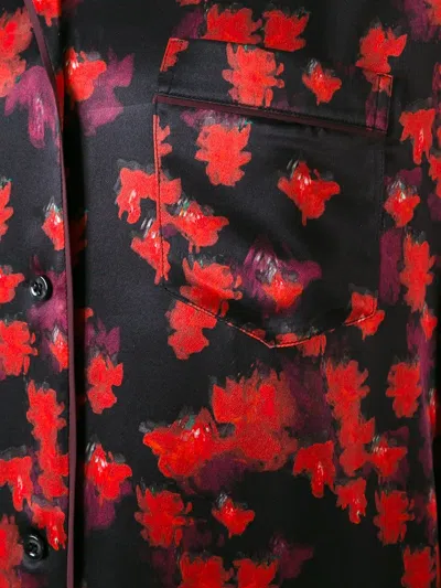 Givenchy Abstract Floral Print Shirt In Multi