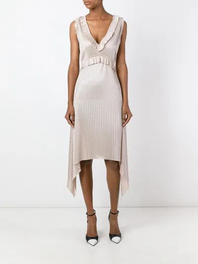 Givenchy Technical Pleated Dress In Multi