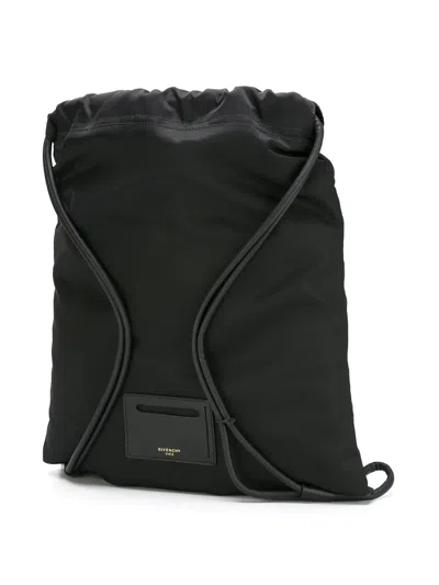 Givenchy Tattoo Print Drawstring Backpack In Black