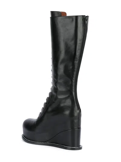 Givenchy Frida Platform Boots In Black