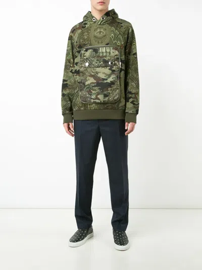 Givenchy Camouflage Hooded Sweatshirt In Multi